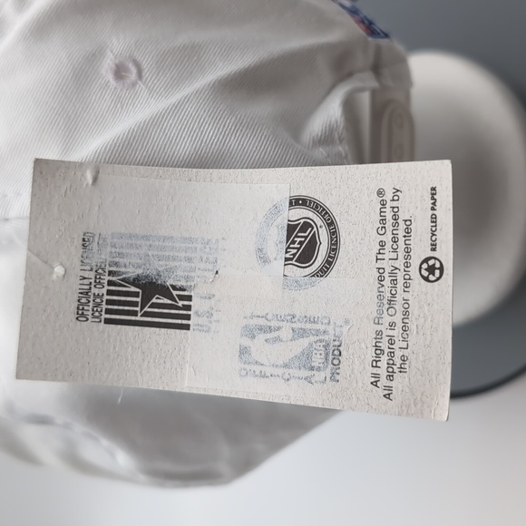 The Game| NWT Vintage NHL San Jose Sharks White Sports Cap Snap Back - Picture 8 of 11